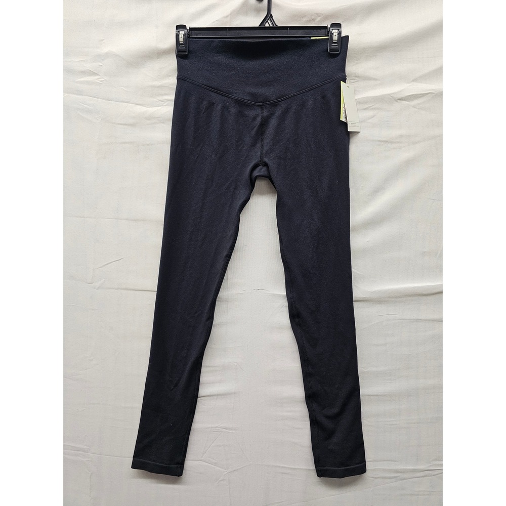 All in Motion Womens High Rise Leggings Black Modal Blend Athletic Size Large